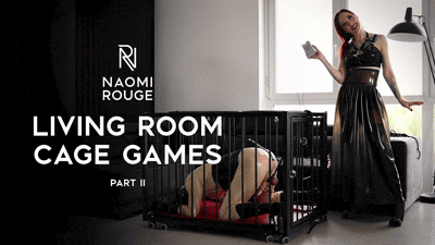 Living Room Cage Games Part 2  - Orgasm Control CBT